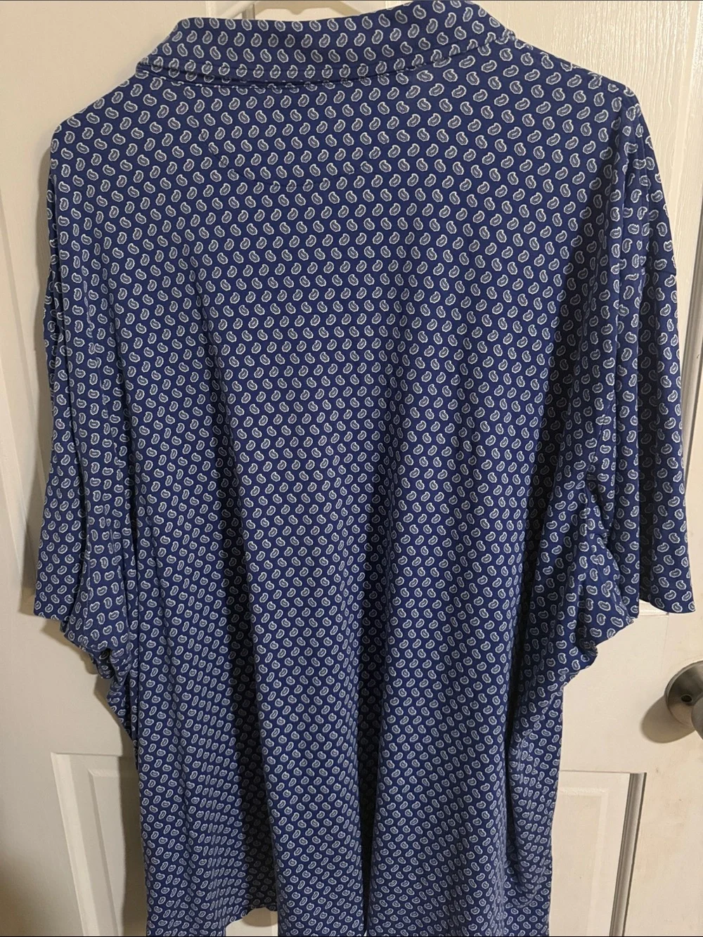 Polo by Ralph Lauren Navy Blue Paisley Print Polo